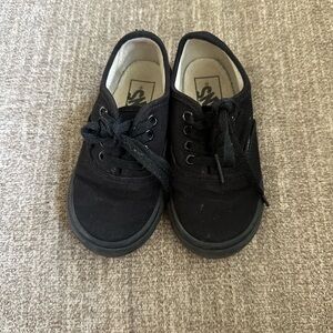 Vans Black Toddler Sneakers